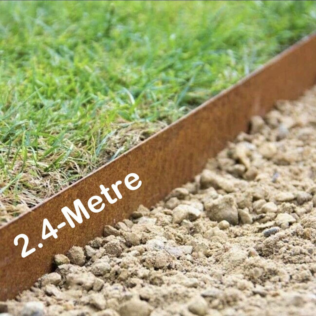 3mm Budget Garden Edging | Rusty corten steel - Core Earth Designs