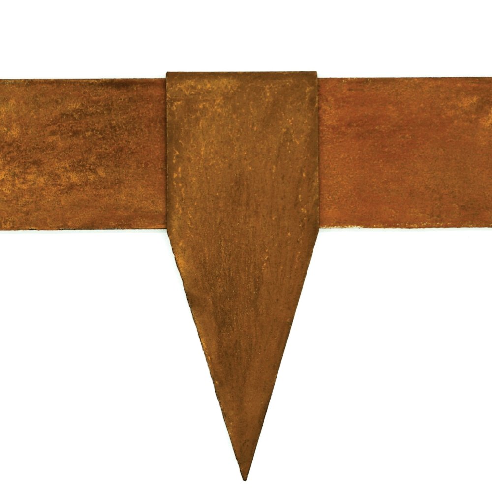 3mm Budget Garden Edging | Rusty corten steel - Core Earth Designs