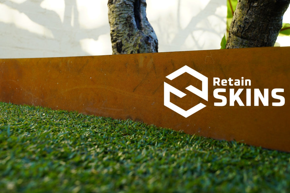 3mm Premium Garden Edging | Rusty corten steel - Core Earth Designs