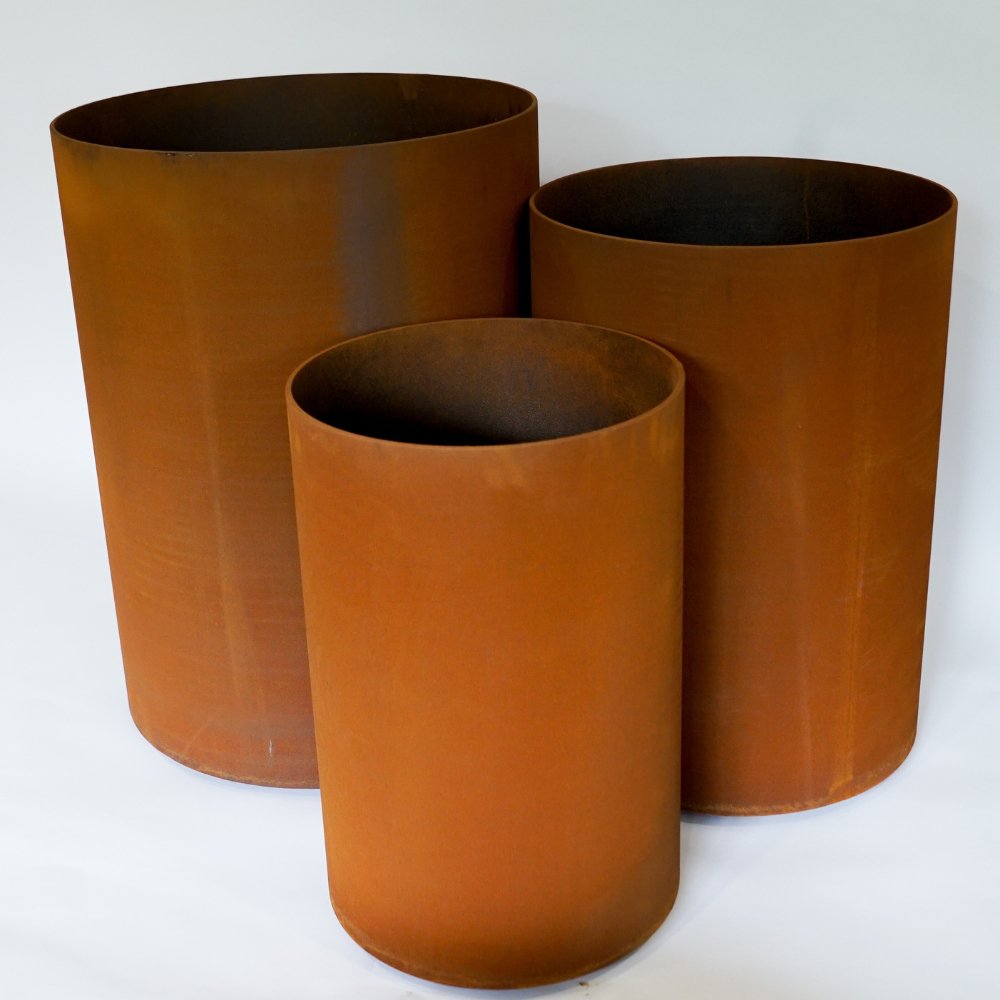 6mm Corten Pot - Core Earth Designs
