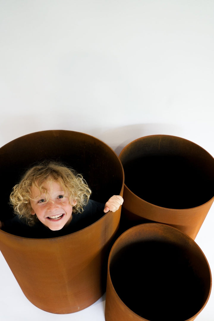6mm Corten Pot - Core Earth Designs