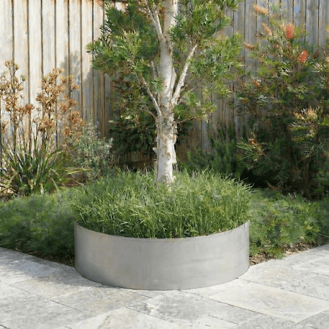 Galvanised Tree Rings - Core Earth Designs
