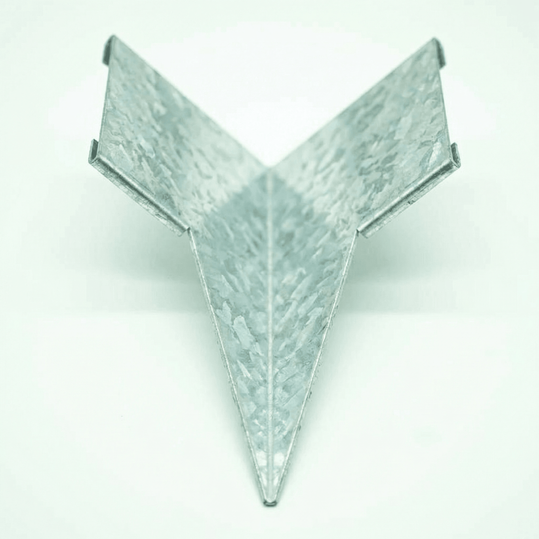 2mm LazyEdge | Joiners &amp; Corners | Galvanised (Silver) - Core Earth Designs