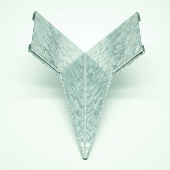 2mm LazyEdge | Joiners &amp; Corners | Galvanised (Silver) - Core Earth Designs