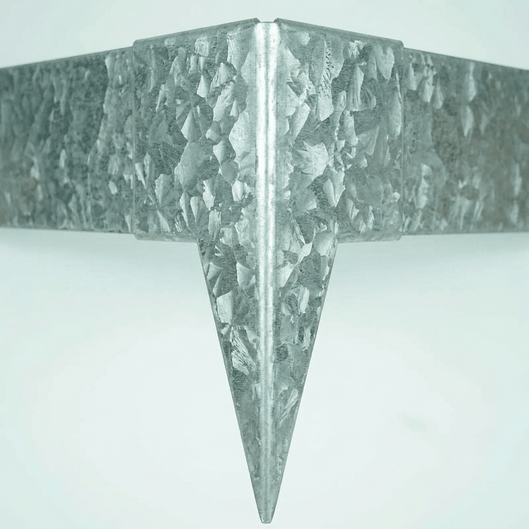 2mm LazyEdge | Joiners &amp; Corners | Galvanised (Silver) - Core Earth Designs