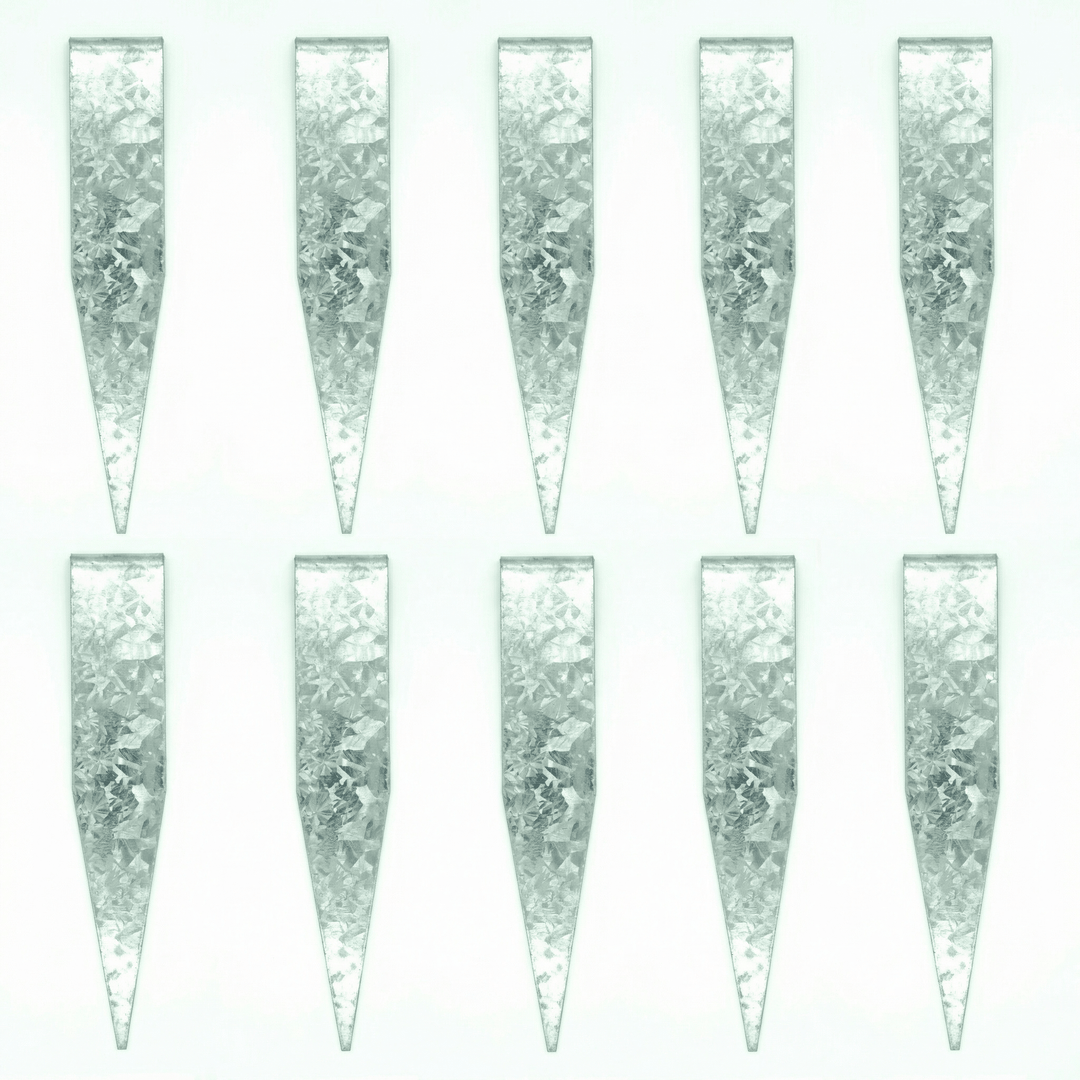 2mm LazyEdge | Pegs | Galvanised (Silver) - Core Earth Designs