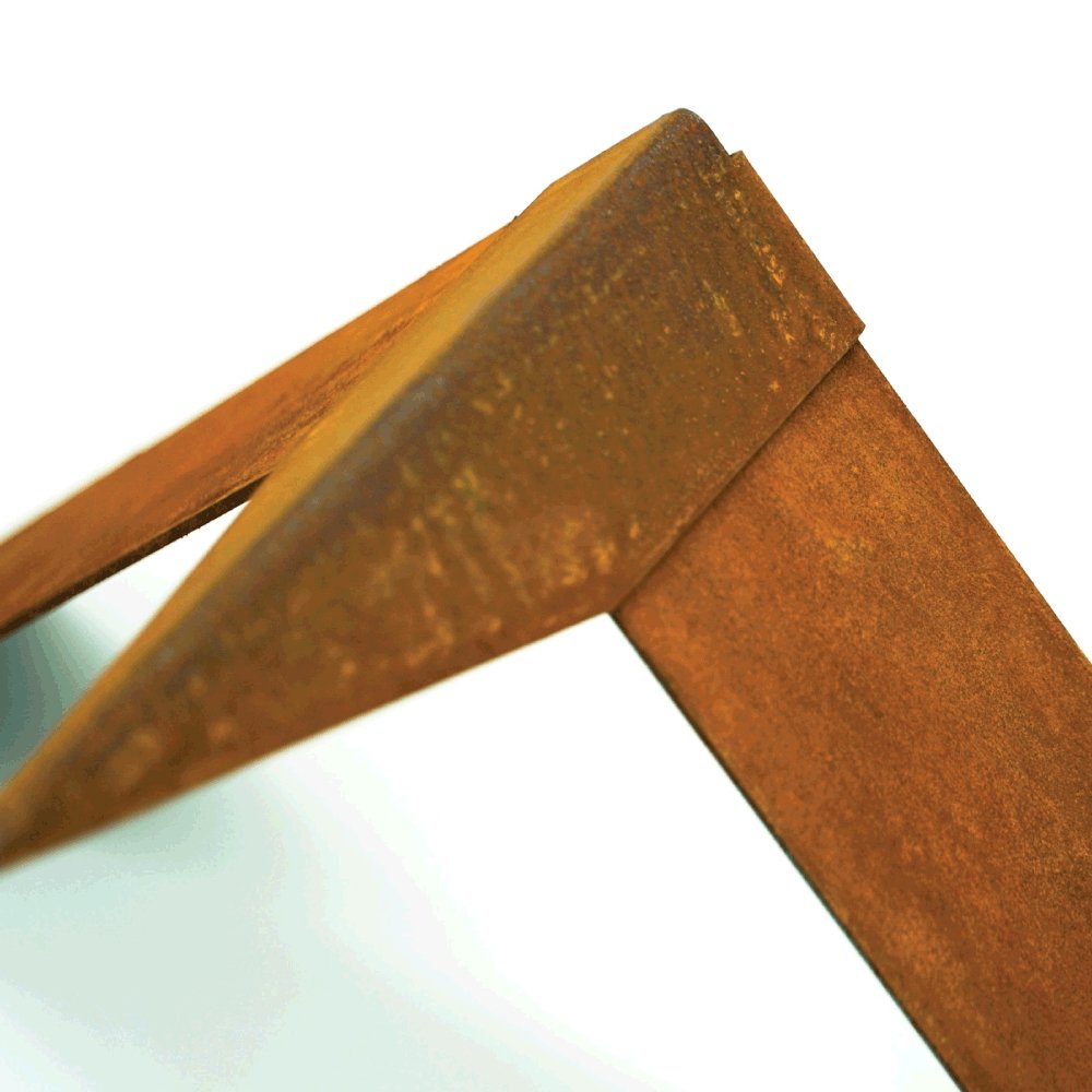 3mm LazyEdge | Corners &amp; Joiners | Corten (Rusty) - Core Earth Designs