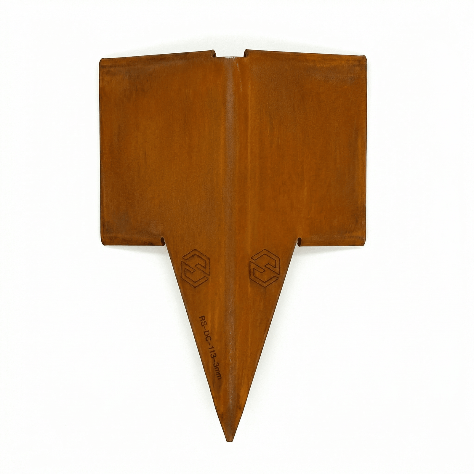 3mm LazyEdge | Corners & Joiners | Corten (Rusty) - Core Earth Designs