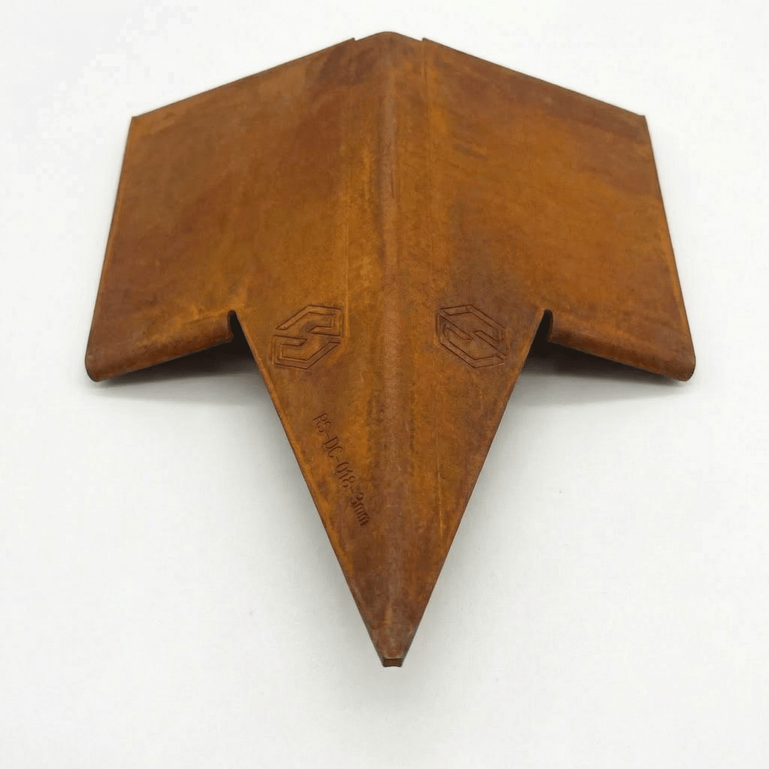 3mm LazyEdge | Corners &amp; Joiners | Corten (Rusty) - Core Earth Designs