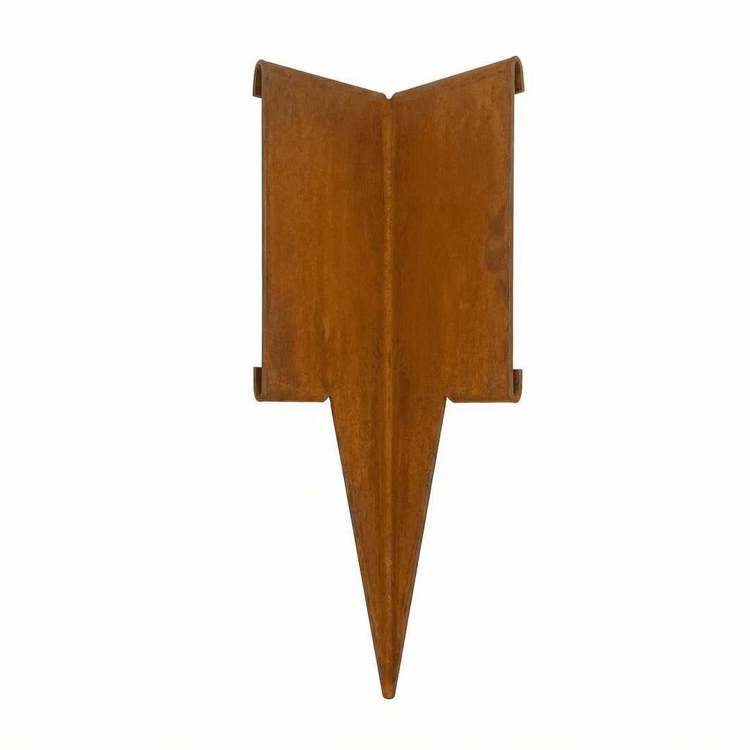 3mm LazyEdge | Corners &amp; Joiners | Corten (Rusty) - Core Earth Designs