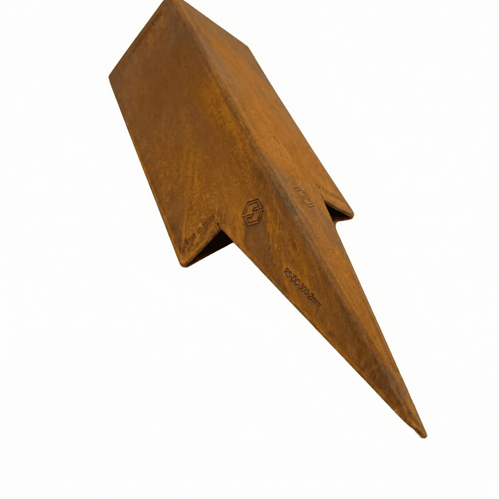 3mm LazyEdge | Corners &amp; Joiners | Corten (Rusty) - Core Earth Designs
