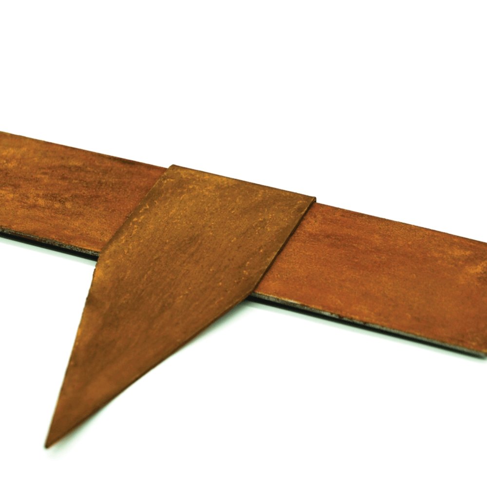 3mm LazyEdge | Corners &amp; Joiners | Corten (Rusty) - Core Earth Designs