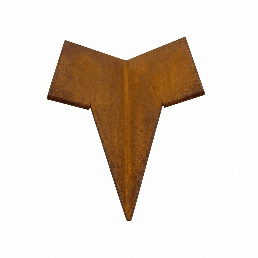 3mm LazyEdge | Corners &amp; Joiners | Corten (Rusty) - Core Earth Designs