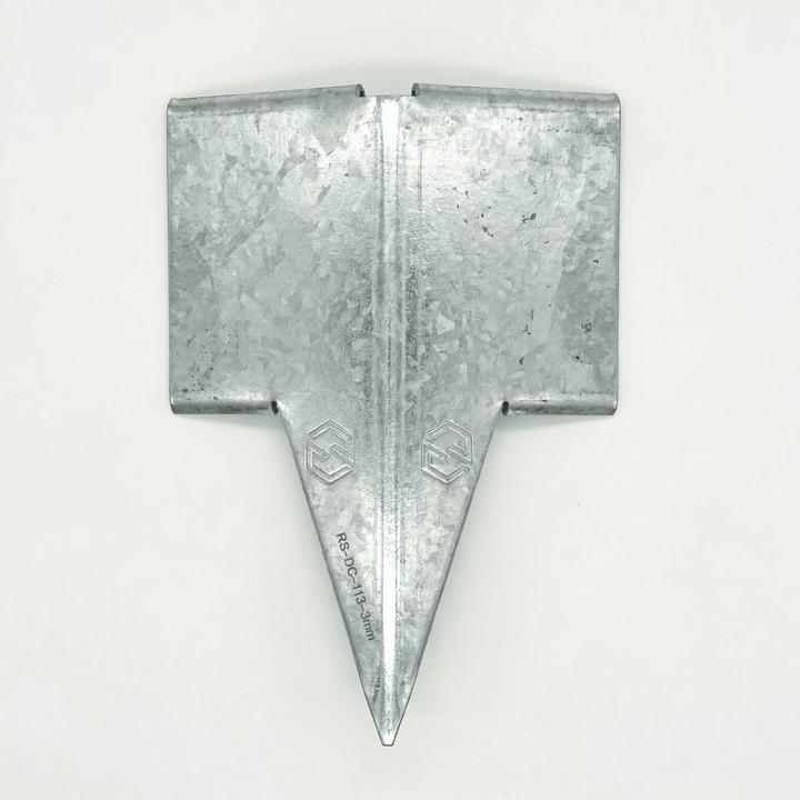 3mm LazyEdge | Corners &amp; Joiners | Galvanised (Silver) - Core Earth Designs