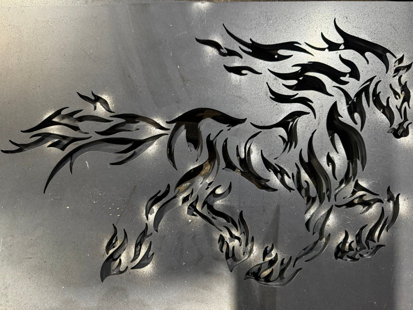 6mm 'Hive' Flat Pack Corten Fire Pit - Flame Horse - Core Earth Designs