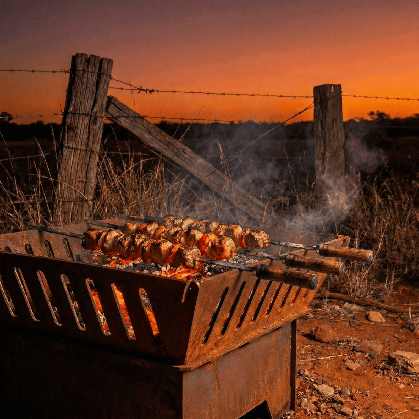6mm 'Tall - Jan' Flat Pack Corten Fire Pit - Core Earth Designs