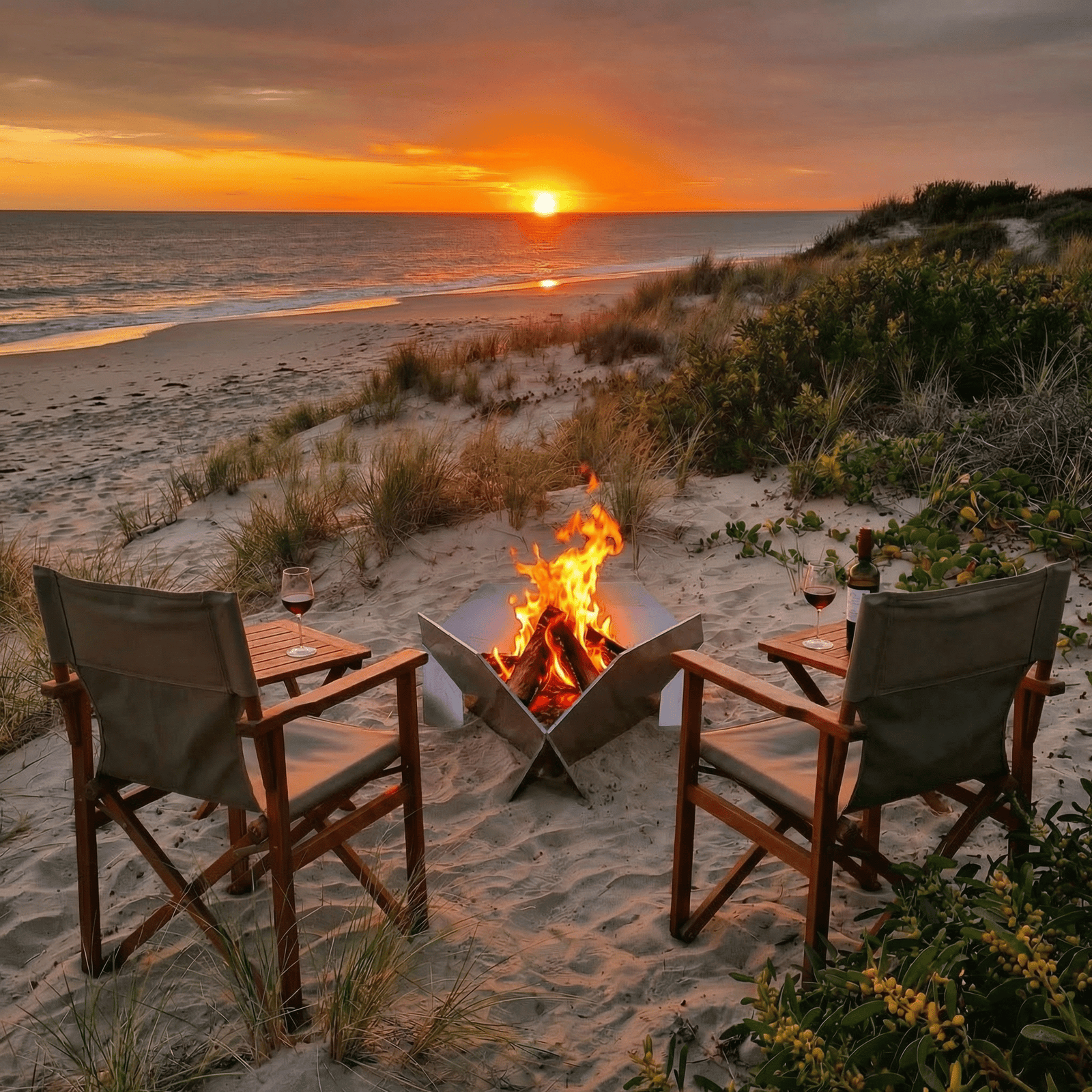 8.5kg Camping Fire Pit Aluminium - Core Earth Designs