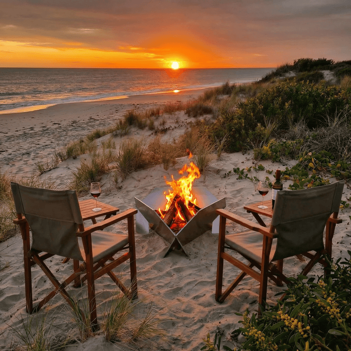 8.5kg Camping Fire Pit Aluminium - Core Earth Designs
