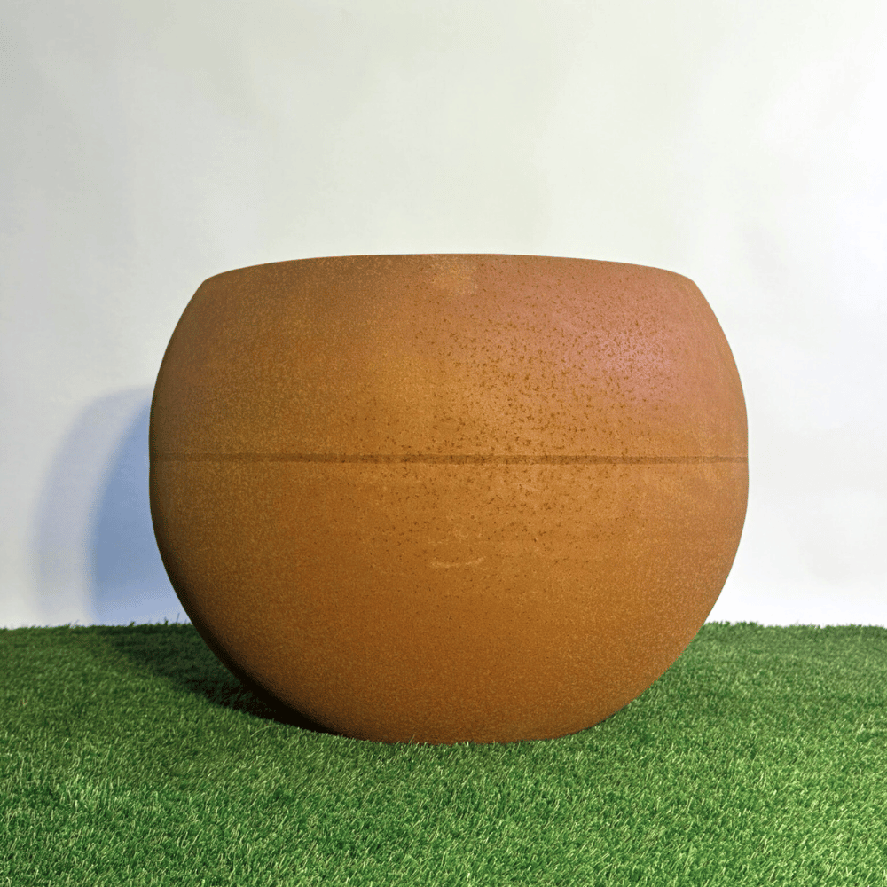 3mm Corten Sphere Pot