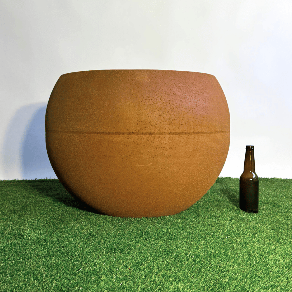 3mm Corten Sphere Pot