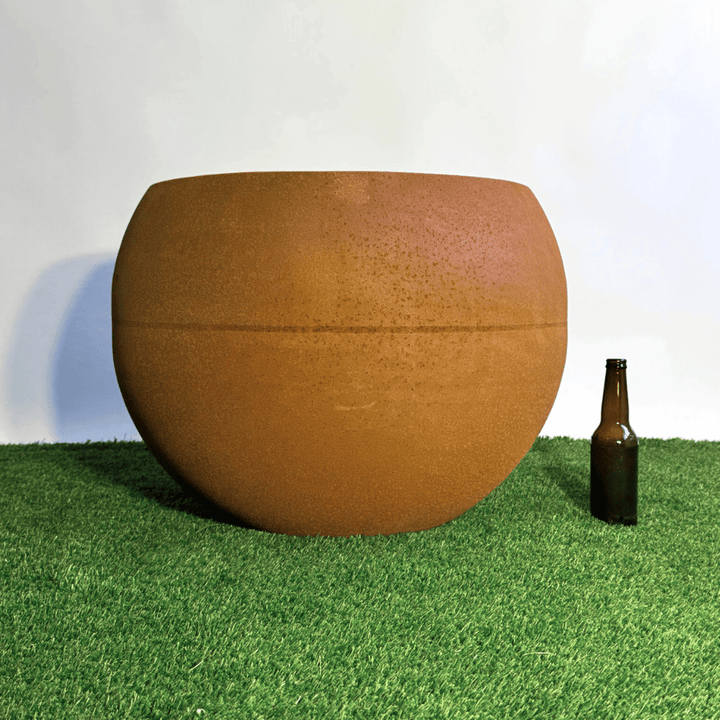 3mm Corten Sphere Pot