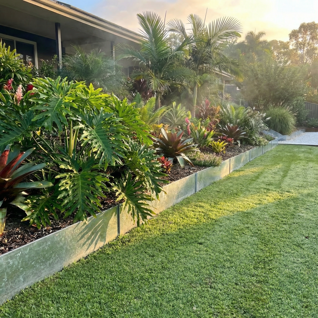 Bundle - 3mm LazyEdge | Garden Edging | Galvanised (Silver) - Core Earth Designs