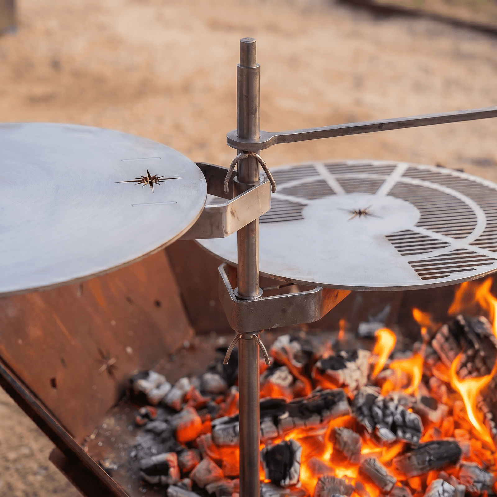 Firepit Stainless Cooking Rod - Core Earth Designs