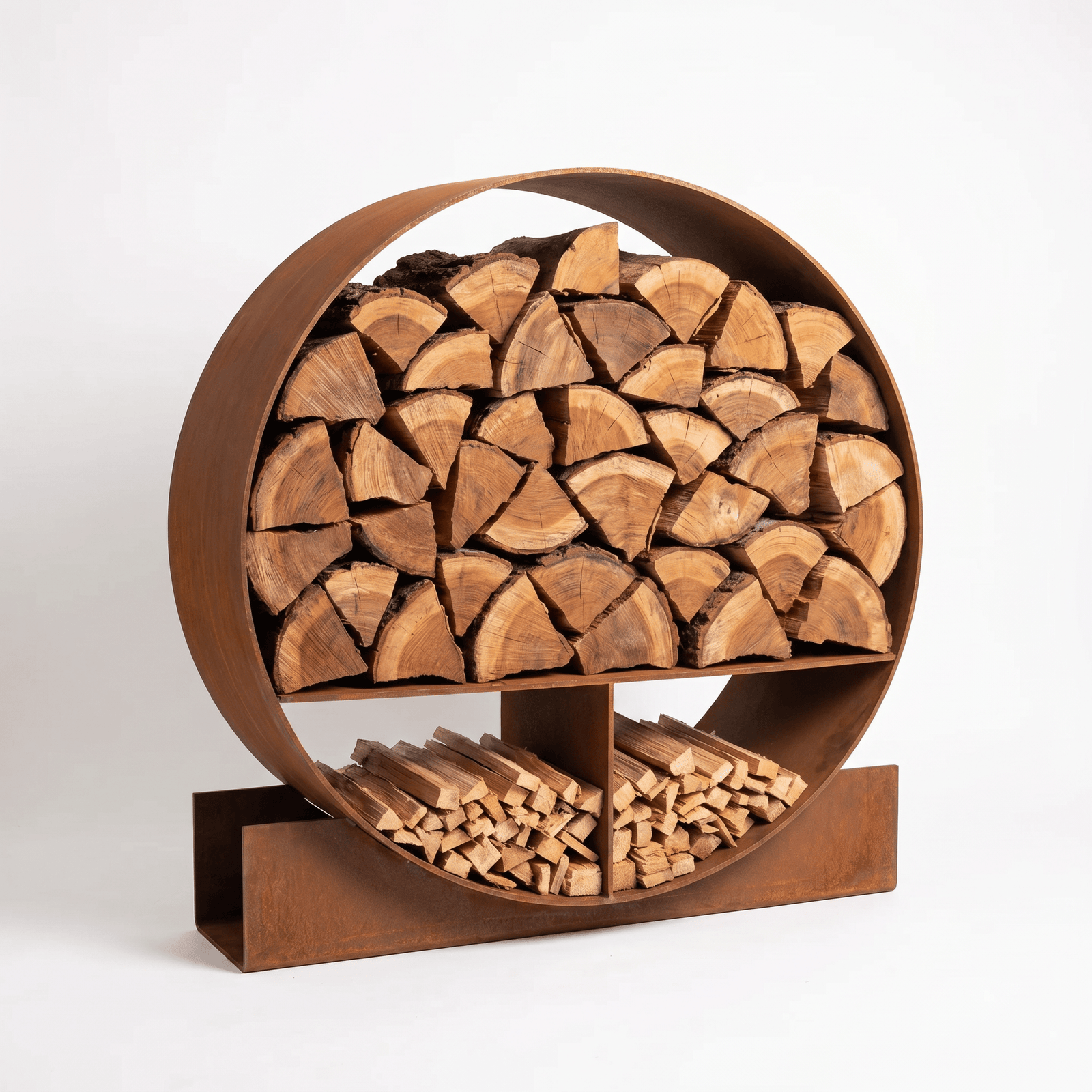 Firewood Storage Ring | Square Base - Core Earth Designs