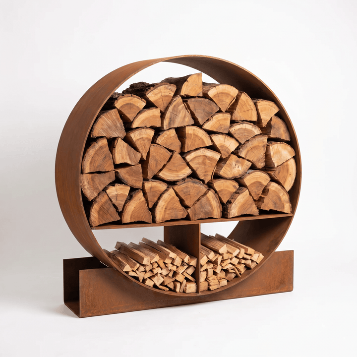 Firewood Storage Ring | Square Base - Core Earth Designs