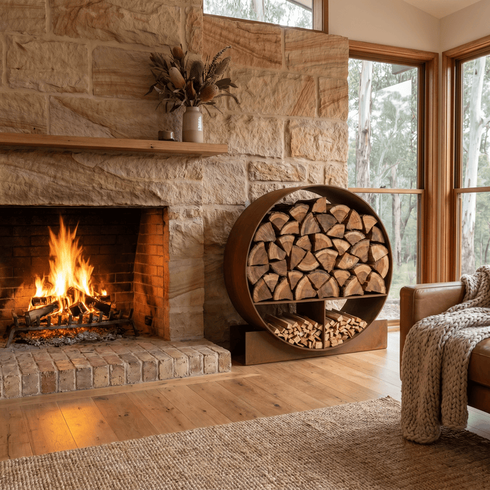 Firewood Storage Ring | Square Base