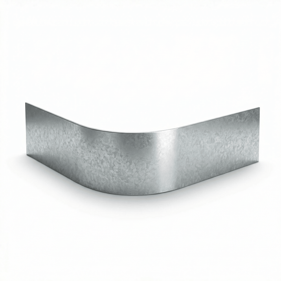 3mm LazyEdge | Garden Edging | Round Corner | Galvanised (Silver)