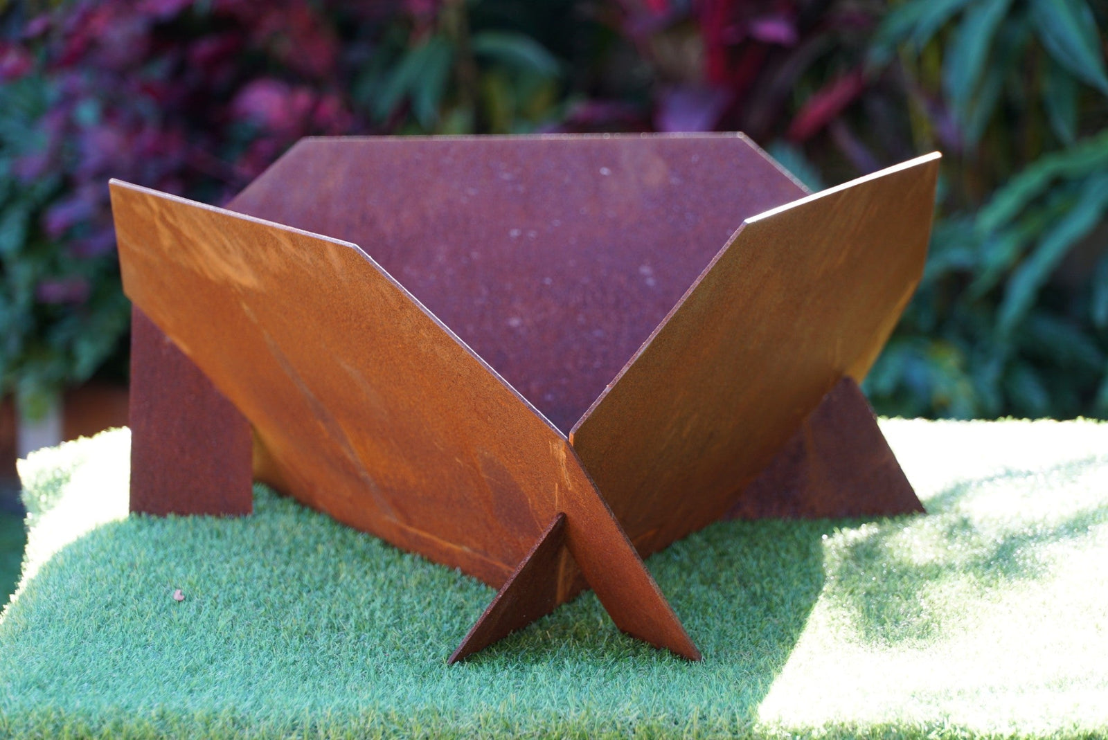 6mm 'Orchid' Flat Pack Corten Fire Pit - Core Earth Designs