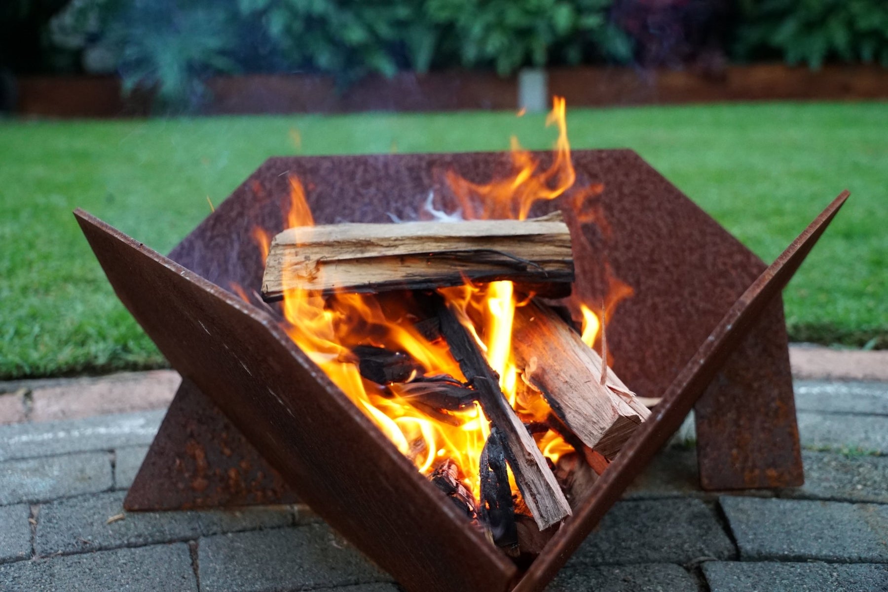 6mm Orchid Flat Pack Corten Fire Pit Core Earth Designs