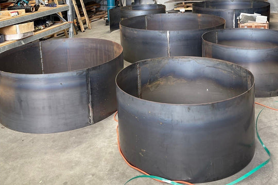 Corten Rusty Tree Rings – Core Earth Designs